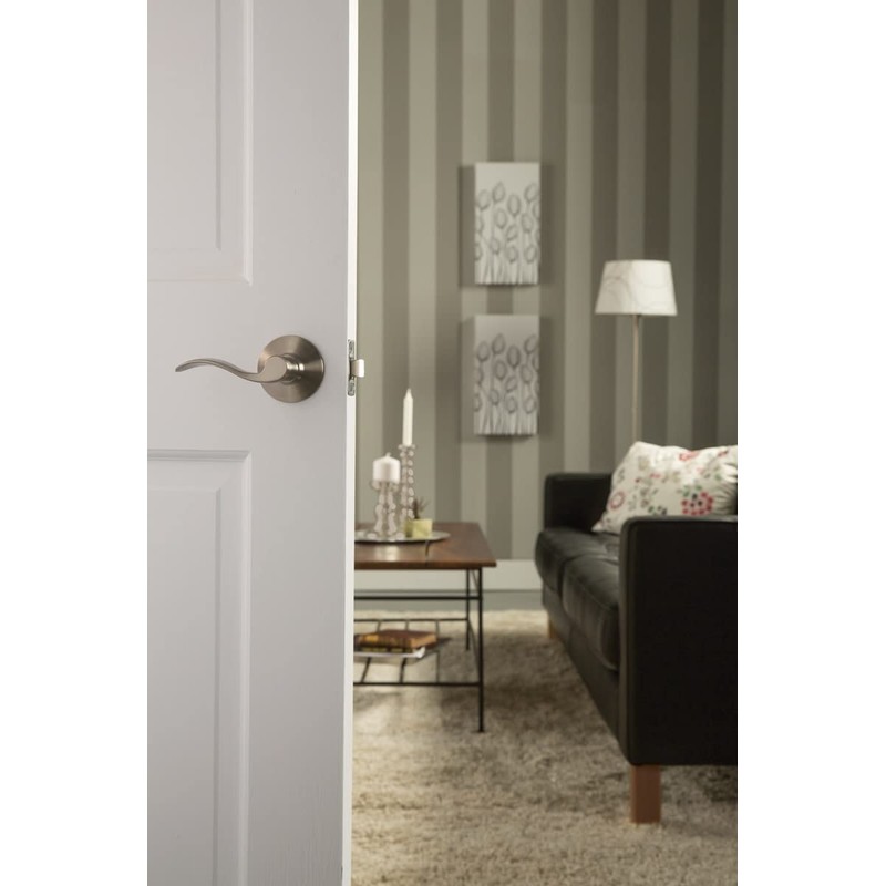 SCHLAGE F51A ACC 626 Accent Keyed Lever, Satin Chrome