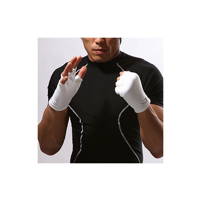 Bodymaker Knuckle Inner Gloves (1 pair) IG8 White Free (L)