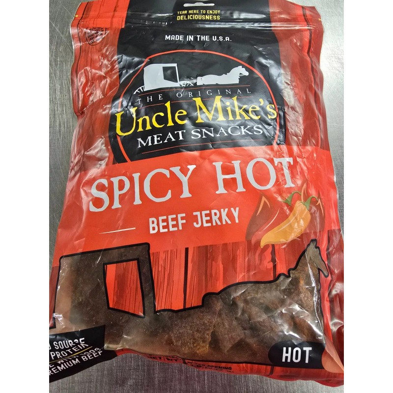 Uncle Mike's Beef Jerky (2LB), 3 NEW Flavors - Original