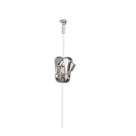 STAS Art Hanging Set: STAS Cobra + Steel Cable White 78.75" (200 cm) + Zipper Hook