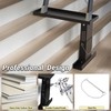 Toriexon Ladder Extender Pro, Ladder Stabilizer High Strength, Ladder Leveler