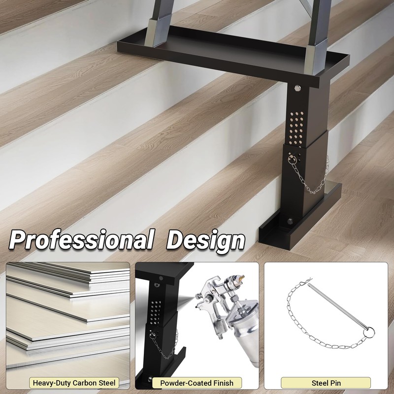 Toriexon Ladder Extender Pro, Ladder Stabilizer High Strength, Ladder Leveler