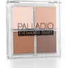 Palladio Sombra de Ojos Cuádriceps Mate Mezclable Pigmentado Aterciopelado