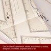 2 PCS Triangle Ruler Square Set 18cm, 16cm 30/60 and