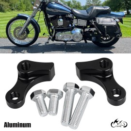 Unbranded 1" Rear Lowering Kit For Harley Dyna Super Wide Glide Street Bob 95-05 ALUMINUM