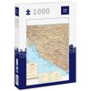 Lais Puzzle Physical Map Croatia 1000 Pieces