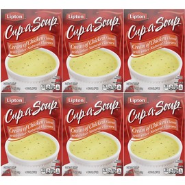 Lipton Cup-A-Soup Cream of Chicken, 2.4 Ounce (Pack of 6)