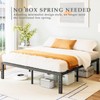 FSCHOS Twin-Bed-Frames / 18 Inch Metal-Bed-Frame-Twin/No Box Spring Needed/Easy Assembly/Reinforced