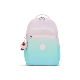 Kipling Women's Seoul Grd Prt 15" Laptop Backpack, Durable, Roomy with Padded Shoulder Straps, Built-In Protective Sleeve