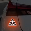 Reflective Decals | Bike Reflectors for Night Riding,Protective Decals Safety