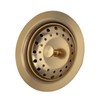 Uni-Green Champagne Bronze Kitchen Sink Drain for Standard 3-1/2 inch