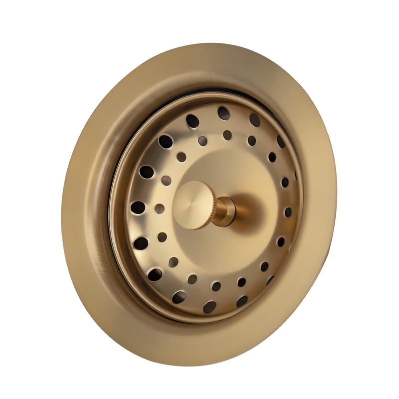 Uni-Green Champagne Bronze Kitchen Sink Drain for Standard 3-1/2 inch
