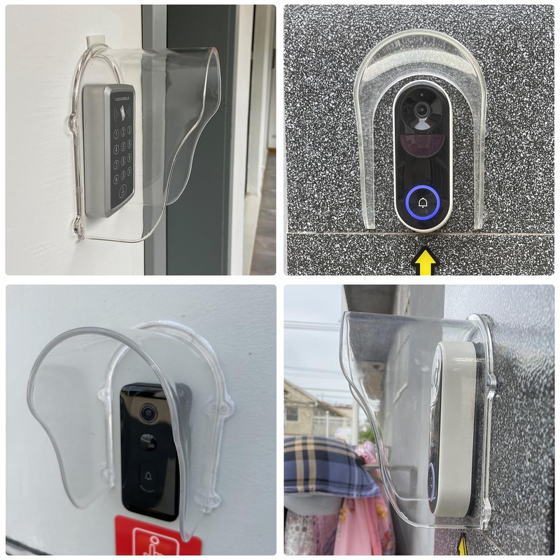 Cubierta de plástico para timbre, cubierta de timbre de puerta,