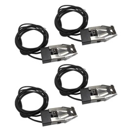4Pack WB2X8228 Element Receptacle and Wire Kit Fit for GE Electric Ranges Electric Stove Burners parts Replaces AP2013499 PS242972