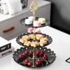 Wagoodter 3-Tier Dessert Stand Cupcake Stand Fruit Candy Display Table