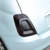 Ynei Smoked Tail Light Cover Blackout overlay Len Fits Fiat