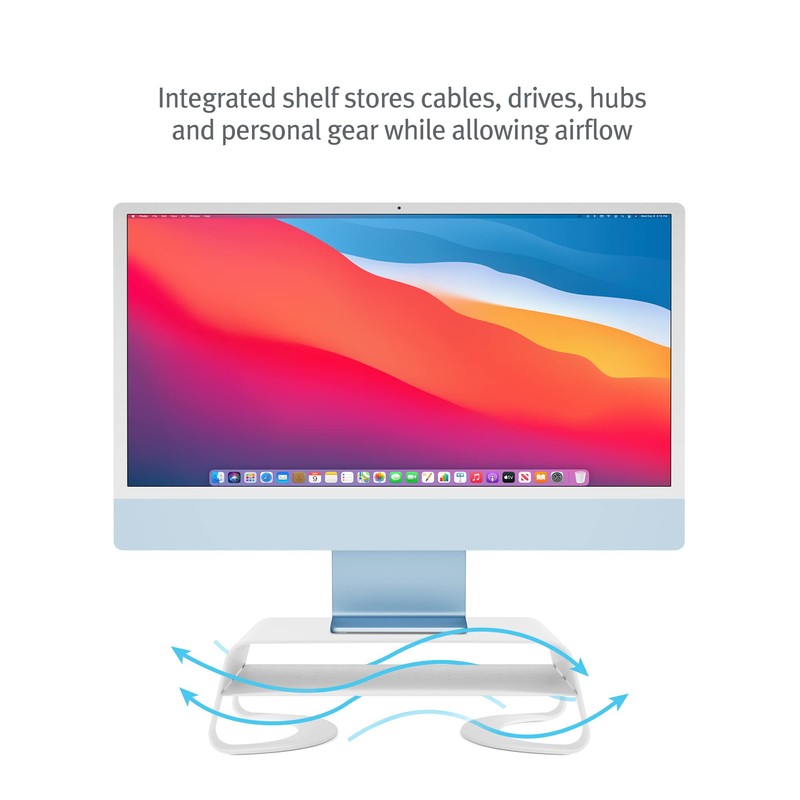 Twelve South Curve Riser Monitor Stand | Ergonomic Desktop Stand