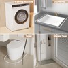 78” White Shower Threshold Water Dam Stopper for Dry and