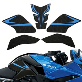 Tank Pad for Suzuki GSX8S GSX-8R GSX 8S 8R 2023-24-2025 Motorcycle Gas Tank Protector Fuel Tank Sticker Accessories Parts Anti-Slip Scratch Durable Honeycomb Design (Blue)