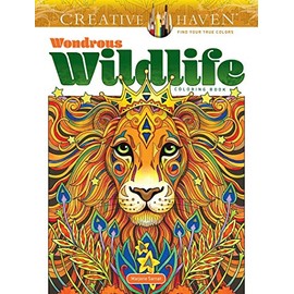 Creative Haven Wondrous Wildlife Coloring Book (Creative Haven Coloring Books)