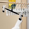 Trouser Hangers - 8 Pack Skirt Hangers with Adjustable Non