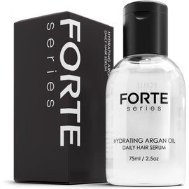 Aceite de Argán para Cabello Hombre Forte Series, Suaviza y Da Brillo, Anti-Frizz, Pre-Styler con Protección Térmica, Sin Sulfatos, 75 ml (2.5 oz)