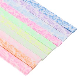 PATIKIL 9 x 1/2inch Origami Star Paper, 210Sheets Luminous Double-Sided Colored Star Paper Strip for Scrapbook Decorations Beginner Star Easy Fold Art DIY Supplies, Love Style