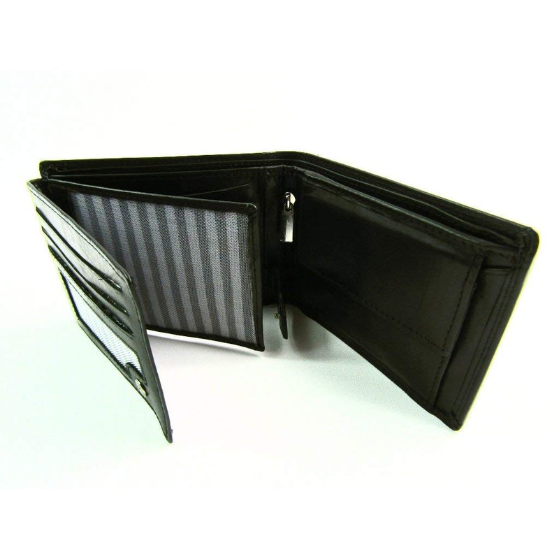 London Leather, Herren-Geldbörse schwarz