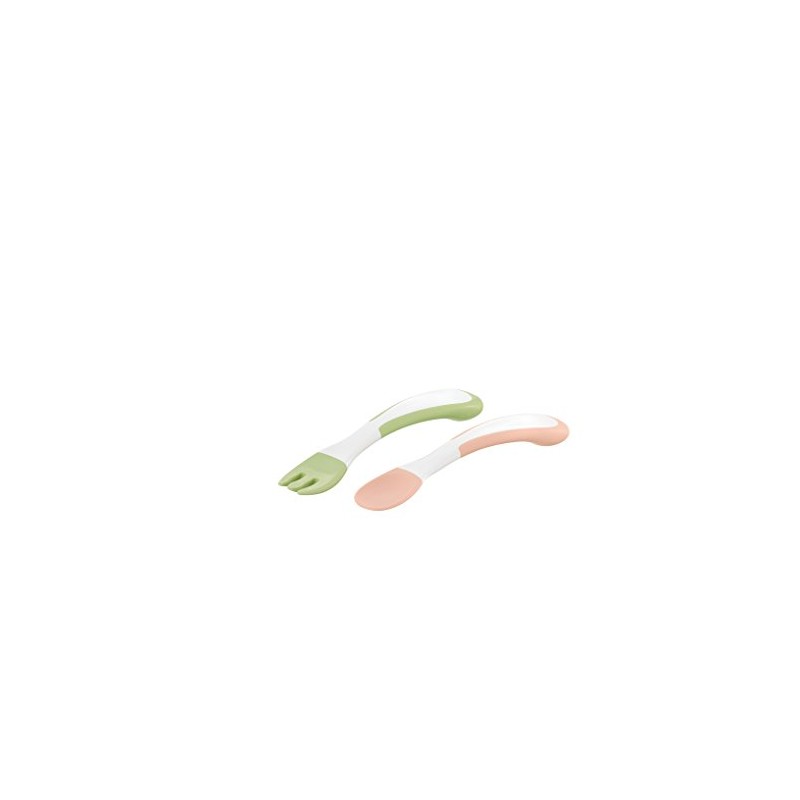 Richell Tri-Suave Niginigi Conjunto Cuchara Tenedor