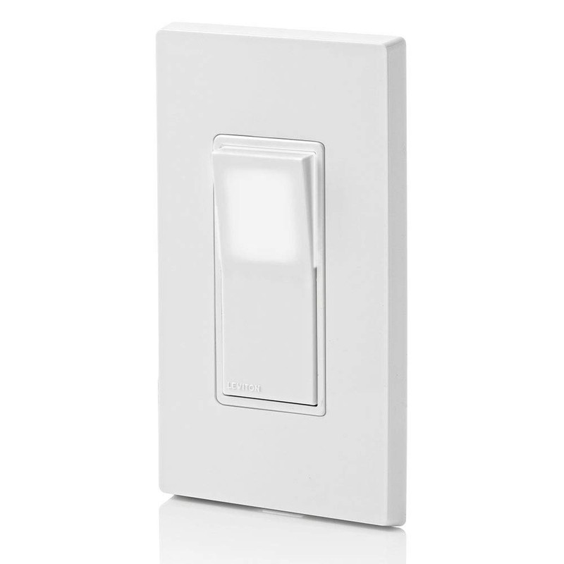Leviton 15 Amp Decora LED Illuminated Light Wall Switch Single-Pole,