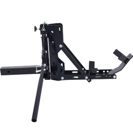 800LBS Motorcycle Trailer Hitch Scooter Hauler Mount Rack 2" Motorcycle Tow Carrier Receiver Heavy Duty Steel