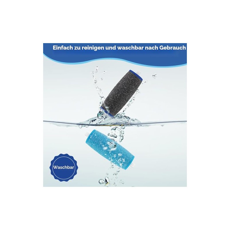 Pack of 11 Callus Remover Replacement Rollers, Includes 6 Extra