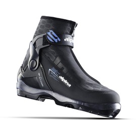 Alpina Sports Women's Outlander Eve Backcountry Cross Country Nordic Ski Boots, Black/Blue, Euro 41
