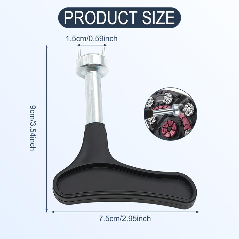 Debbery Golf Spike Removal Tool, Stainless Steel Golf Spike Wrench,