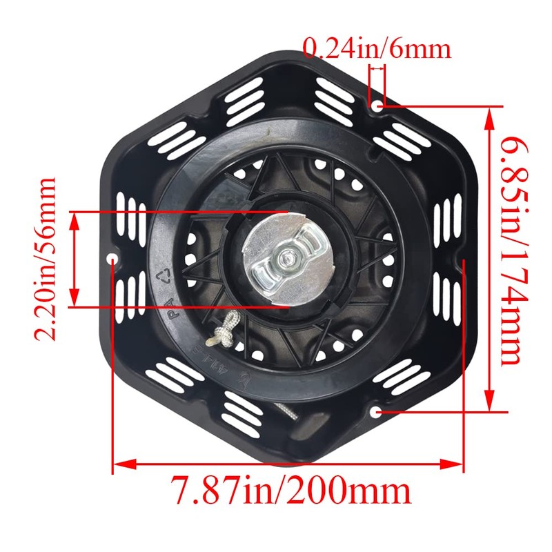 KIKITE Recoil Starter for Generator Champion 420cc 439cc 459cc Engine