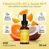 **SEREMONY - Vitamina D3 + K2 con Aceite MCT de