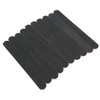 Driak 20pcs Black Leather Edge Polishing Tool Coarse and Fine