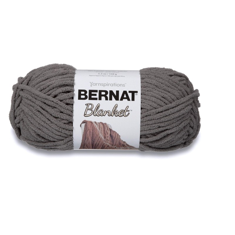 Bernat 161200-44 Blanket Yarn - Dark Grey