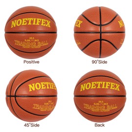 Noetifex Weighted Heavy Basketball 3LBS/2.2LBS 29.5"/28.10" Training Equipment for Indoor & Outdoor – Improve Dribbling, Passing, Handling & Rebounding Skills Weighted Training Basketball (Deflated)