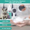 Waterless Cat Shampoo with Cat Brush, Cat Dry Shampoo, No
