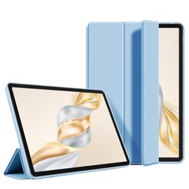XLTTONG Case for Honor Pad X9a Case, Flexible TPU Back & Trifold Stand, Protective Cover Compatible with Honor Pad X9a 11" Tablet (Sky Blue)