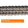 sourcing map #25H/ DIN/ISO 04CH Roller Chain 3 Feet 1/4"