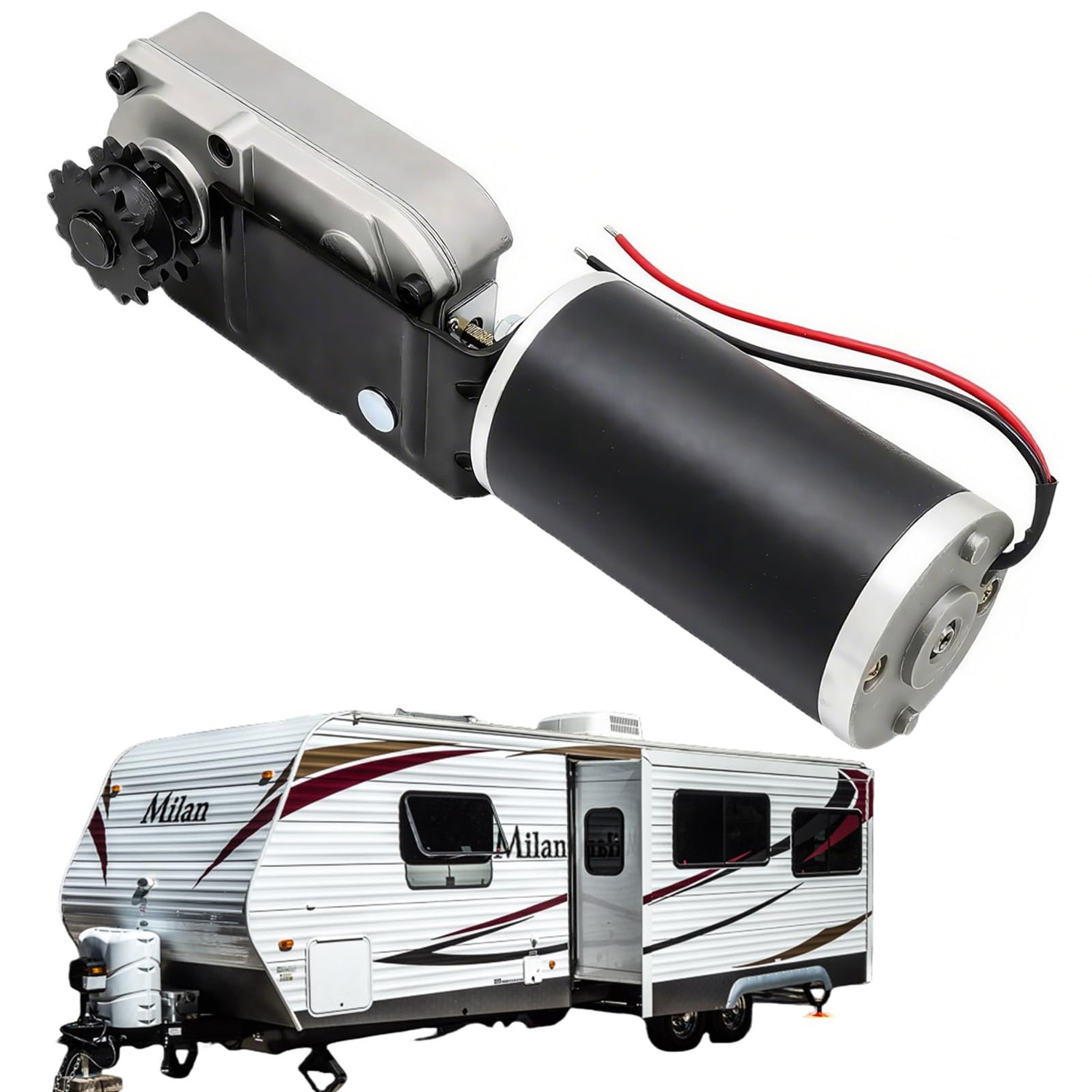 RV Slide Out Gearbox Motor R25076 R25075 | High Torque 13-Tooth ...