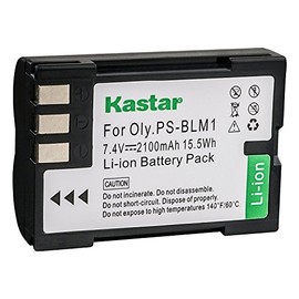 Kastar BLM1 Battery for Olympus BLM-1, BLM-01, PS-BLM1, BCM-2 and Olympus C-5060, C-7070, C-8080, E-1, E-3, E-30, E-520, EVOLT E-300, E-330, E-500, E-510 Camera