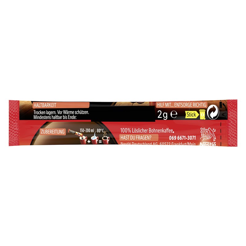 NESCAFÉ Classic Drink Powder Sticks, Soluble Bean Coffee Made from