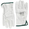 Ruvigrab - Natural Floral Leather Work Gloves | Leather Gardening