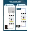 DIHOOL Heavy Duty Battery Disconnect Switch, 400 Amp DC Circuit