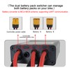 20?72V Electric Dual Battery Discharge Converter Parallel Battery Adapter for