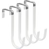 Rinimie Door Hooks, Set of 4, Door, Door Hanger Hook,