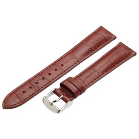 Hadley-Roma Men's 18mm Leather Watch Strap, Color:Beige (Model: MSM898RR-180)